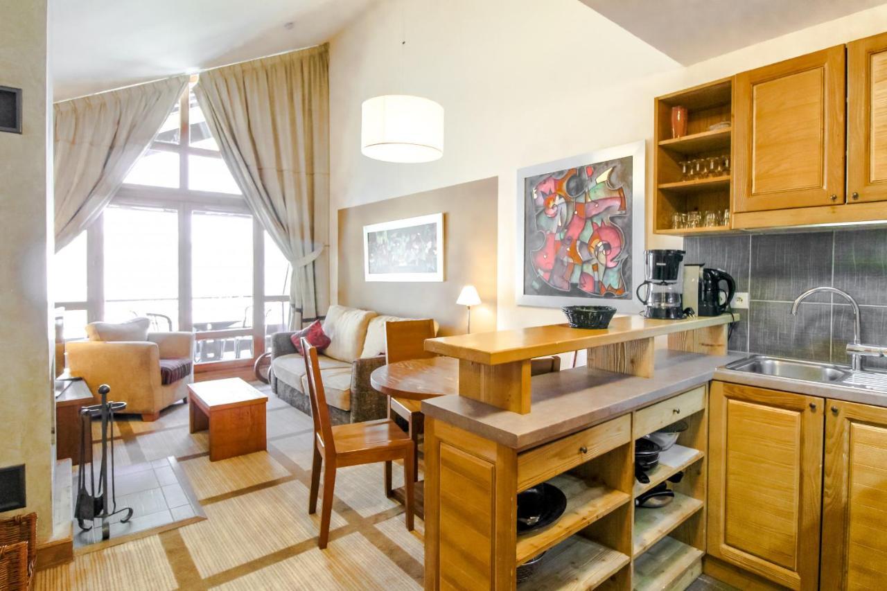 Les Terrasses D'Eos, 1-Bed Apartment With Fireplace, Ski In, Ski Out 플랜 외부 사진