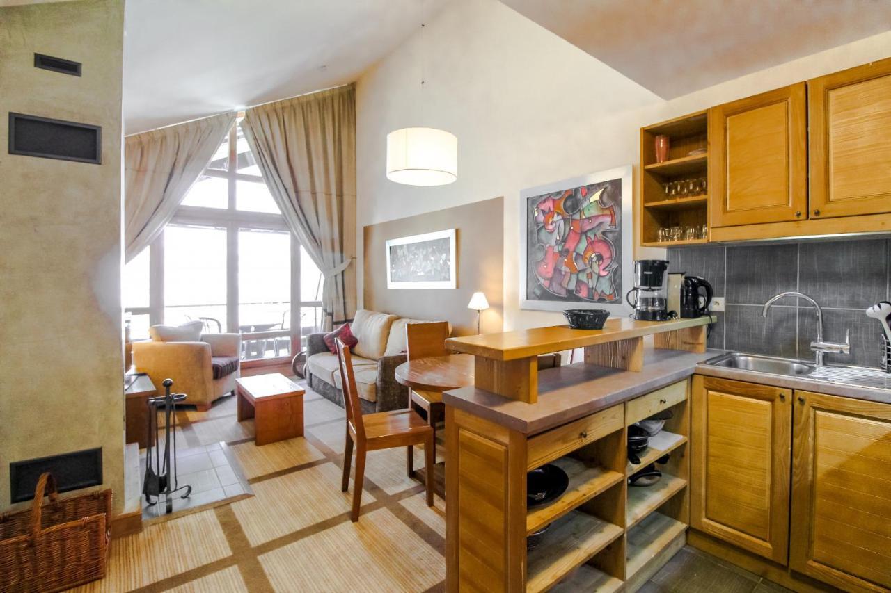 Les Terrasses D'Eos, 1-Bed Apartment With Fireplace, Ski In, Ski Out 플랜 외부 사진