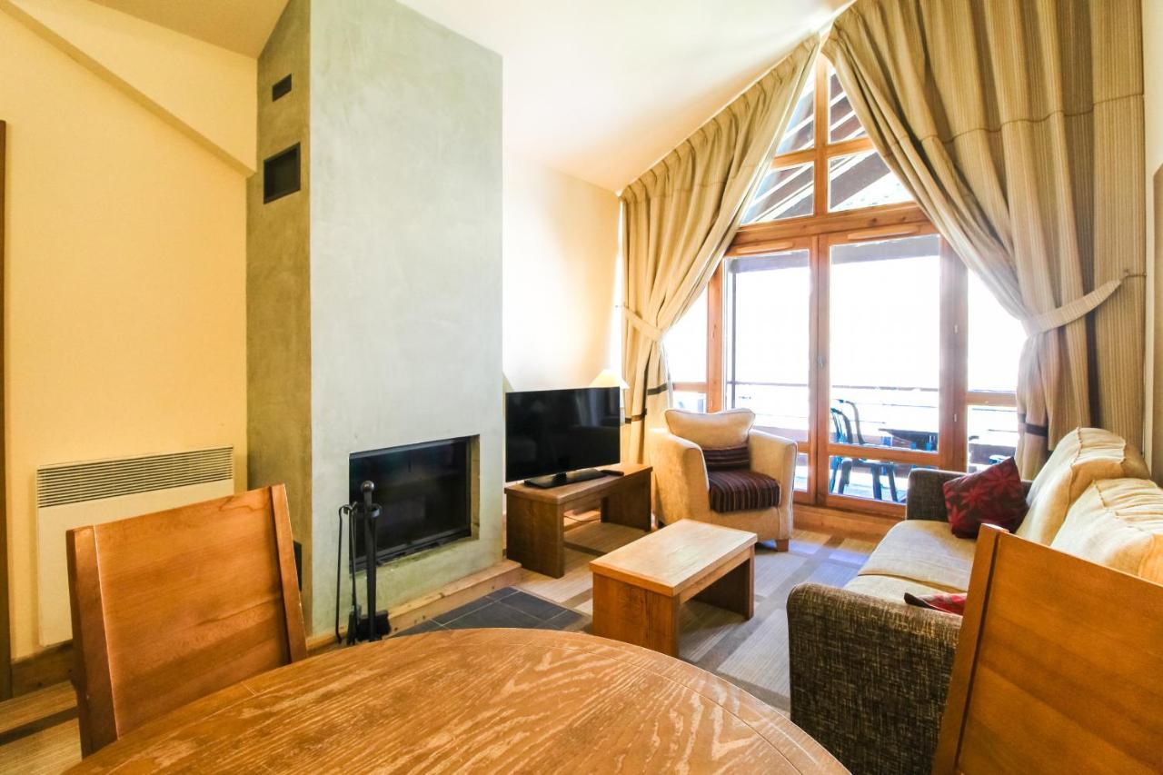 Les Terrasses D'Eos, 1-Bed Apartment With Fireplace, Ski In, Ski Out 플랜 외부 사진